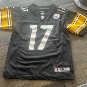 Nike Black and Yellow Football Jersey